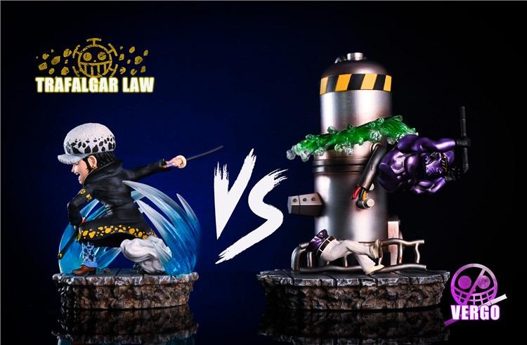 Po One Piece Trafalgar Law Vs Vergo Statue Figure Toys Games Action Figures Collectibles On Carousell