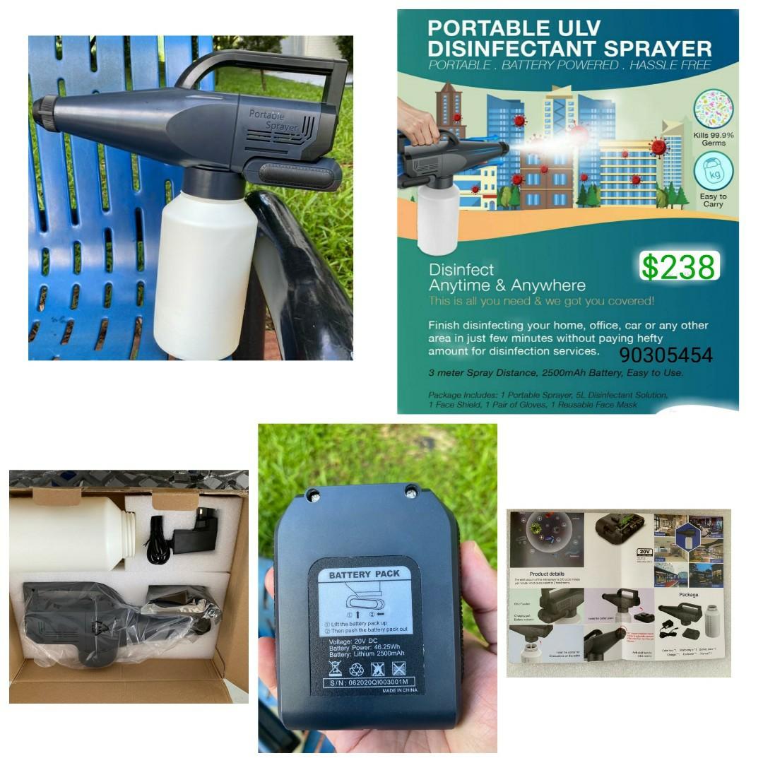 Portable Disinfectant Spray, Cars, Other Vehicles on Carousell