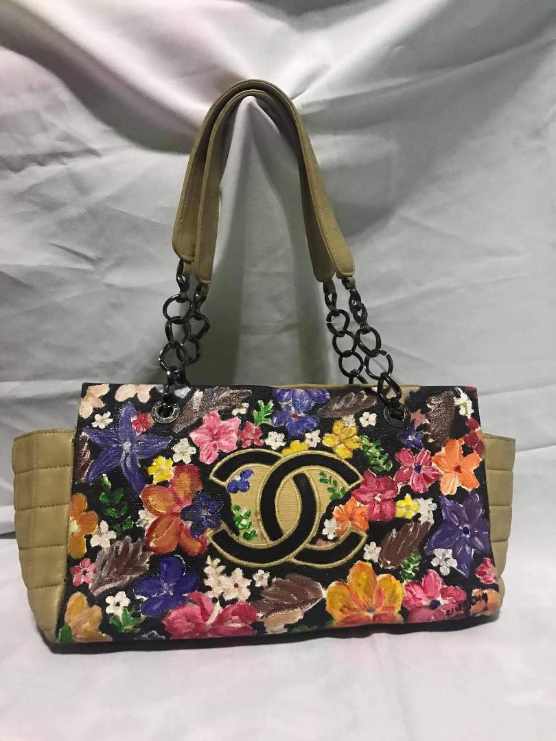 Preloved Chanel Handpainted Handbag Women S Fashion Bags Wallets Handbags On Carousell