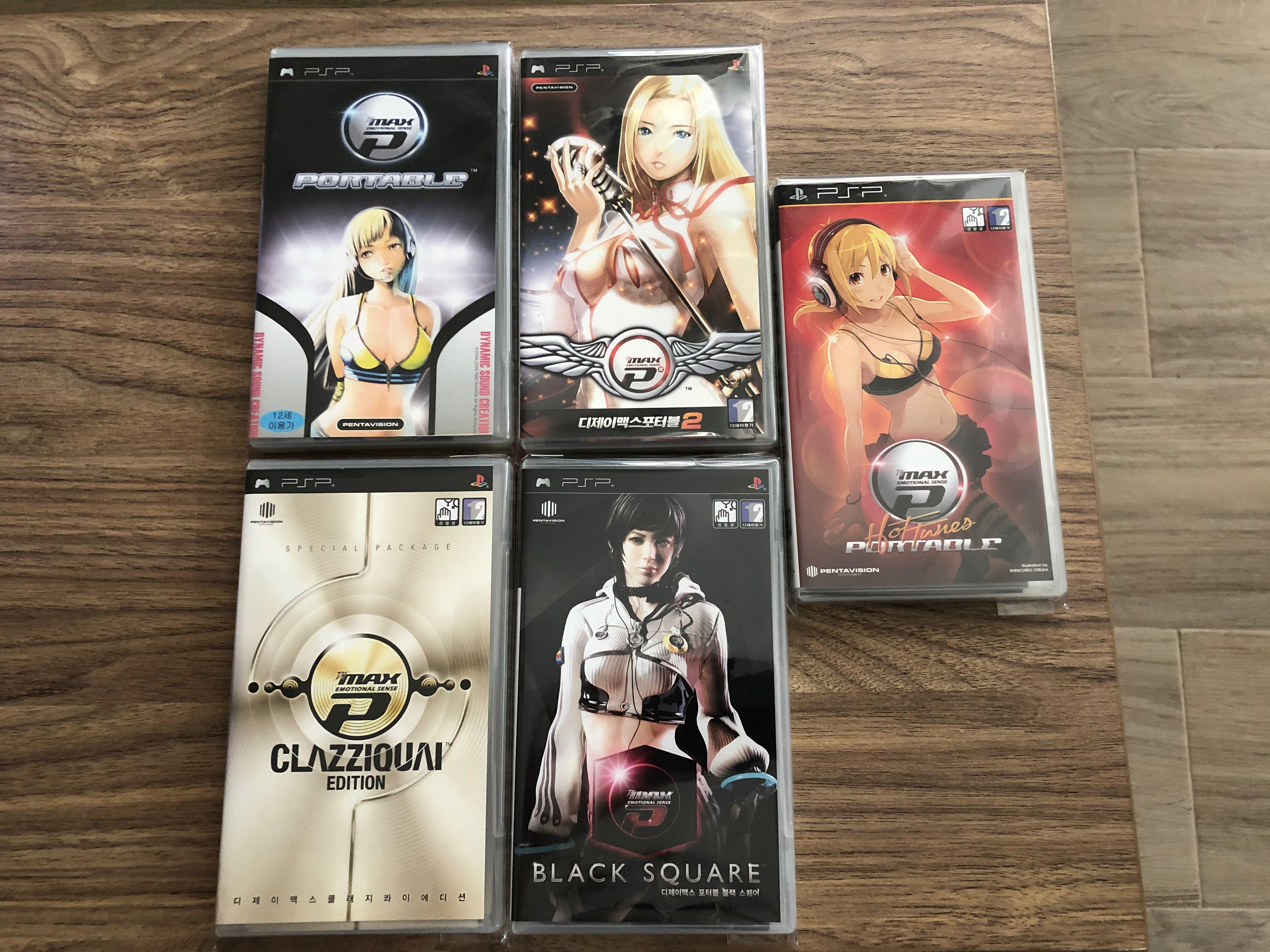 PSP Djmax Portable 5隻, 電子遊戲, 電子遊戲機, PlayStation - Carousell