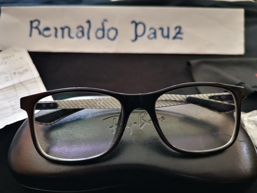 Rayban Prescription Frame W Carbon Fiber Temples Women S Fashion Watches Accessories Sunglasses Eyewear On Carousell