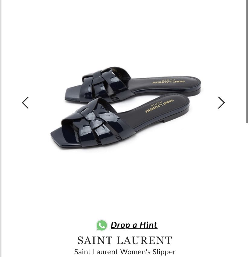 saint laurent flip flops