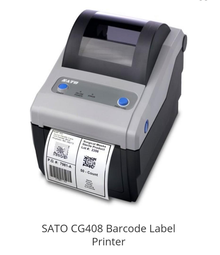 SATO CG408 BARCODE PRINTER, Everything Else on Carousell