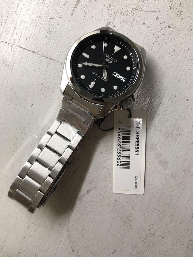 Seiko 5 Watch SRPE55 SRPE55K SRPE55K1 Men s Fashion Watches