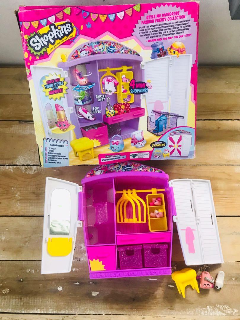 shopkins style me wardrobe