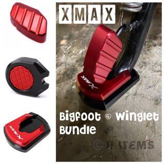 Side Stand | Main Stand Big Foot & Winglet Combo Deal 💰 for Yamaha XMAX 300