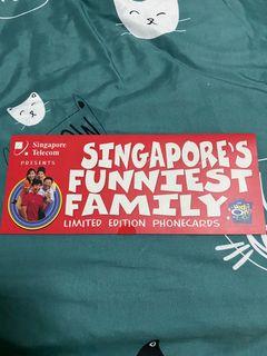 Singtel phone cards limited edition under one roof sitcom