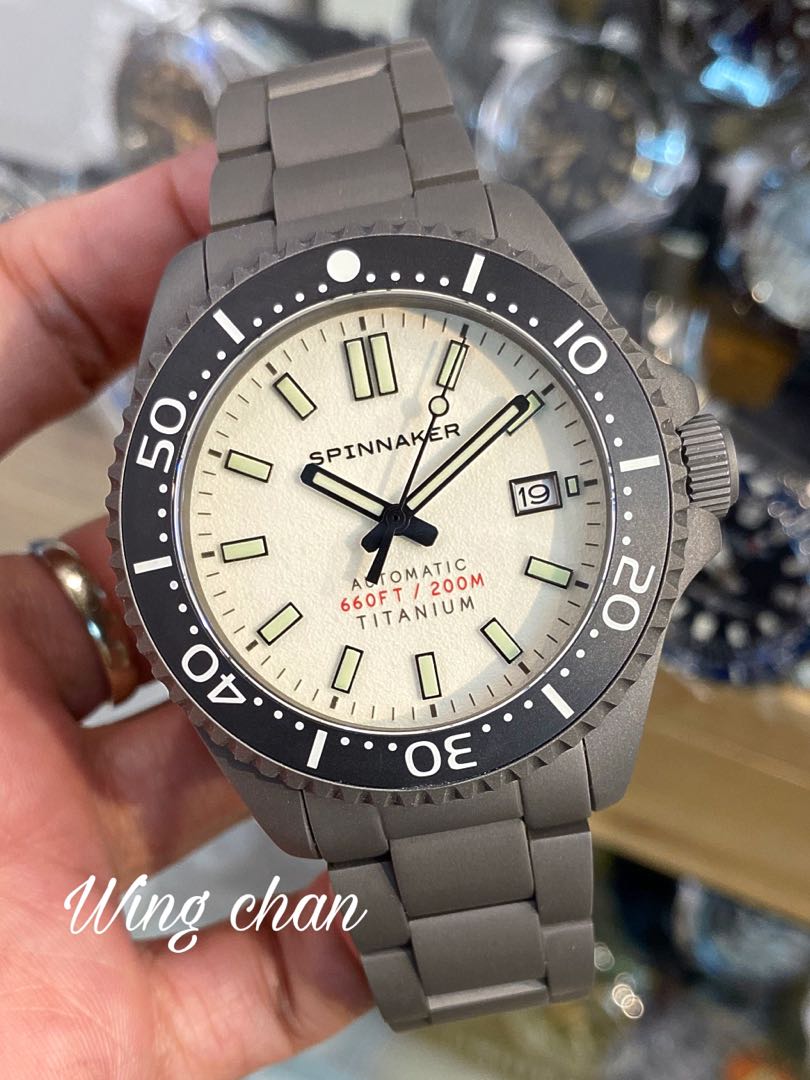 Spinnaker titanium hotsell watch