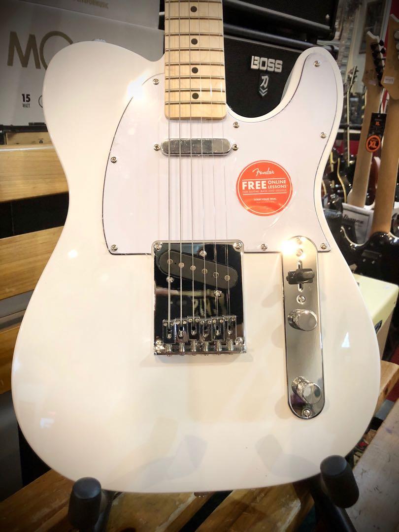 Squier affinity deals telecaster arctic white