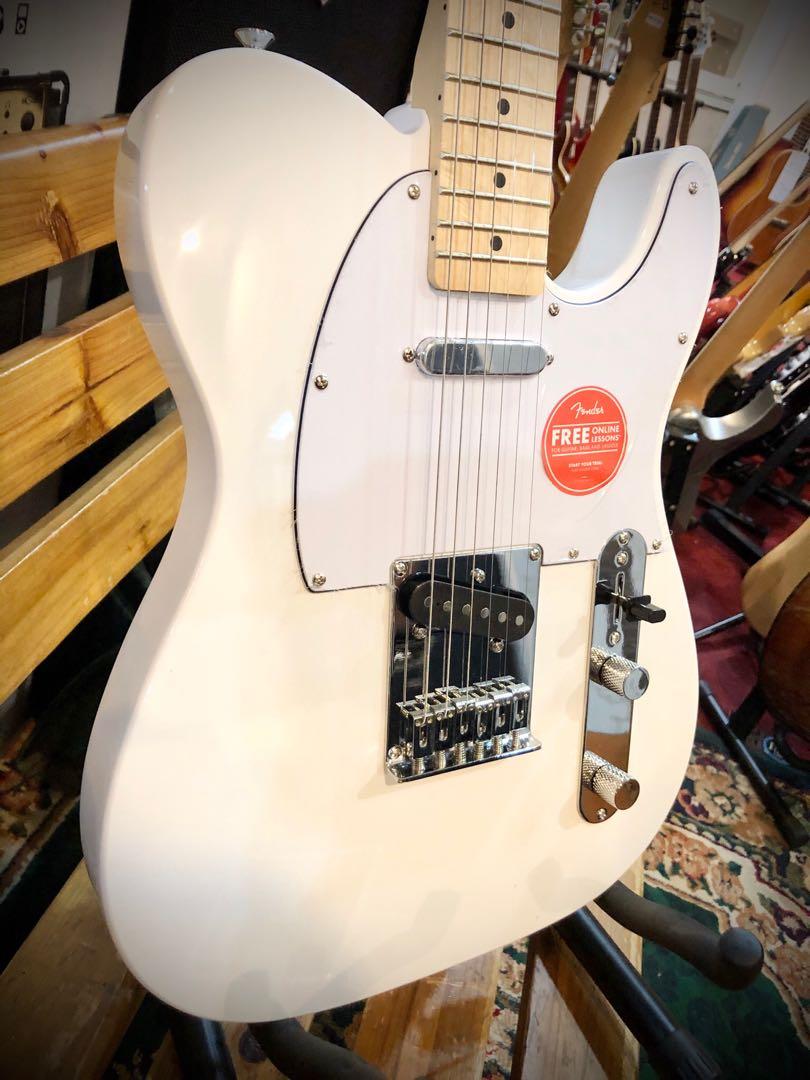 Fender squier affinity telecaster shop mn arctic white