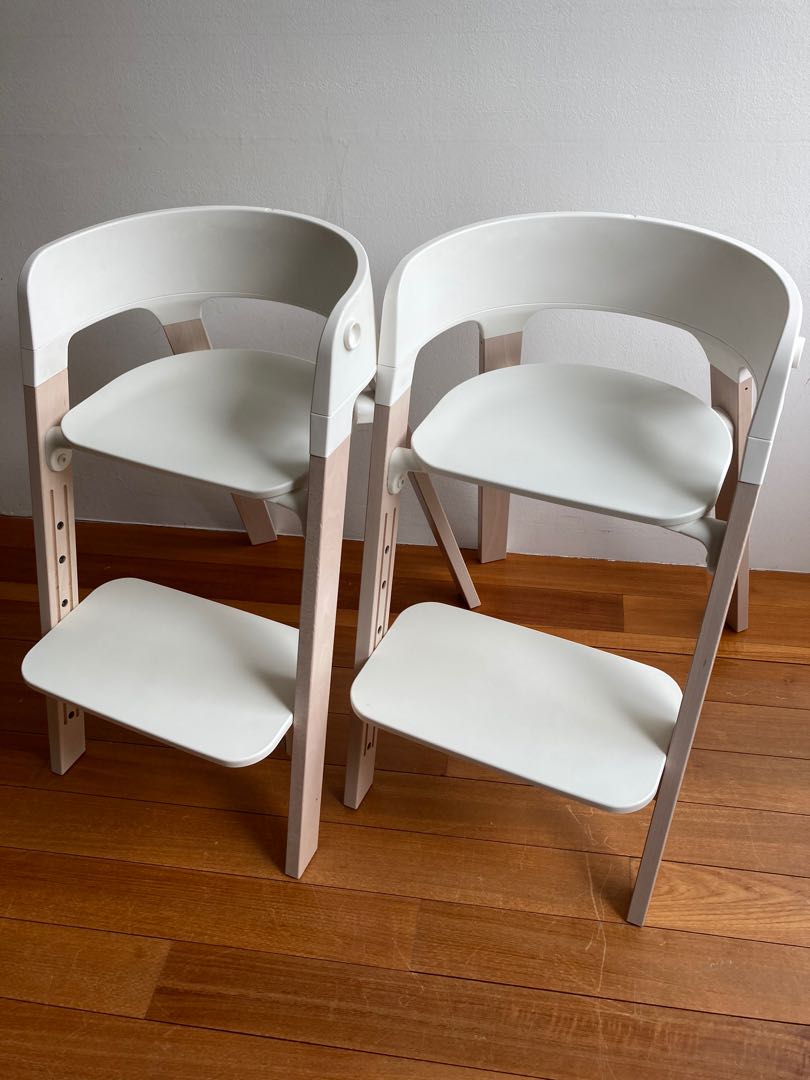 Stokke steps white wash top