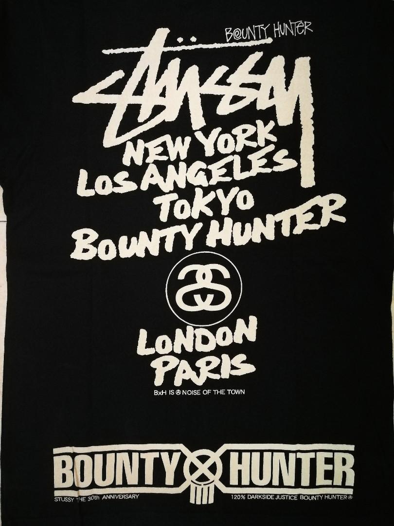 SALE爆買いSTUSSY BOUNTY HUNTER world tour tee 30周年記念Tシャツバウンティーハンターワールドツアー Mサイズ