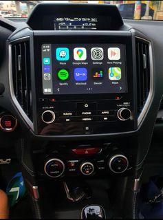 Subaru big lcd apple Carplay android Auto touch screen multimedia radio harman