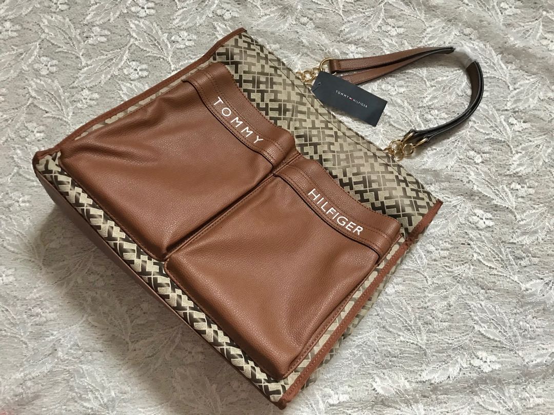tommy hilfiger large tote bag