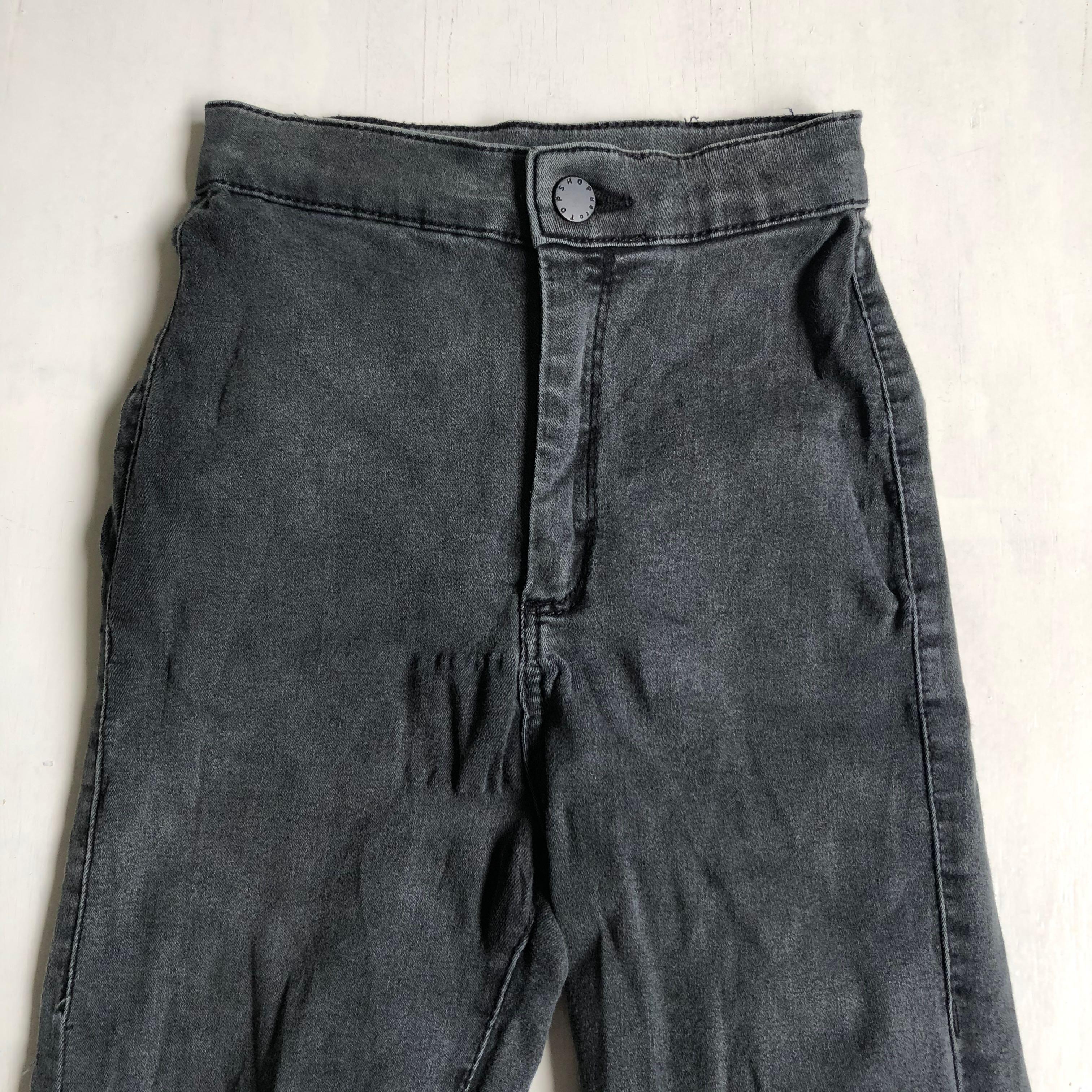 black gray jeans