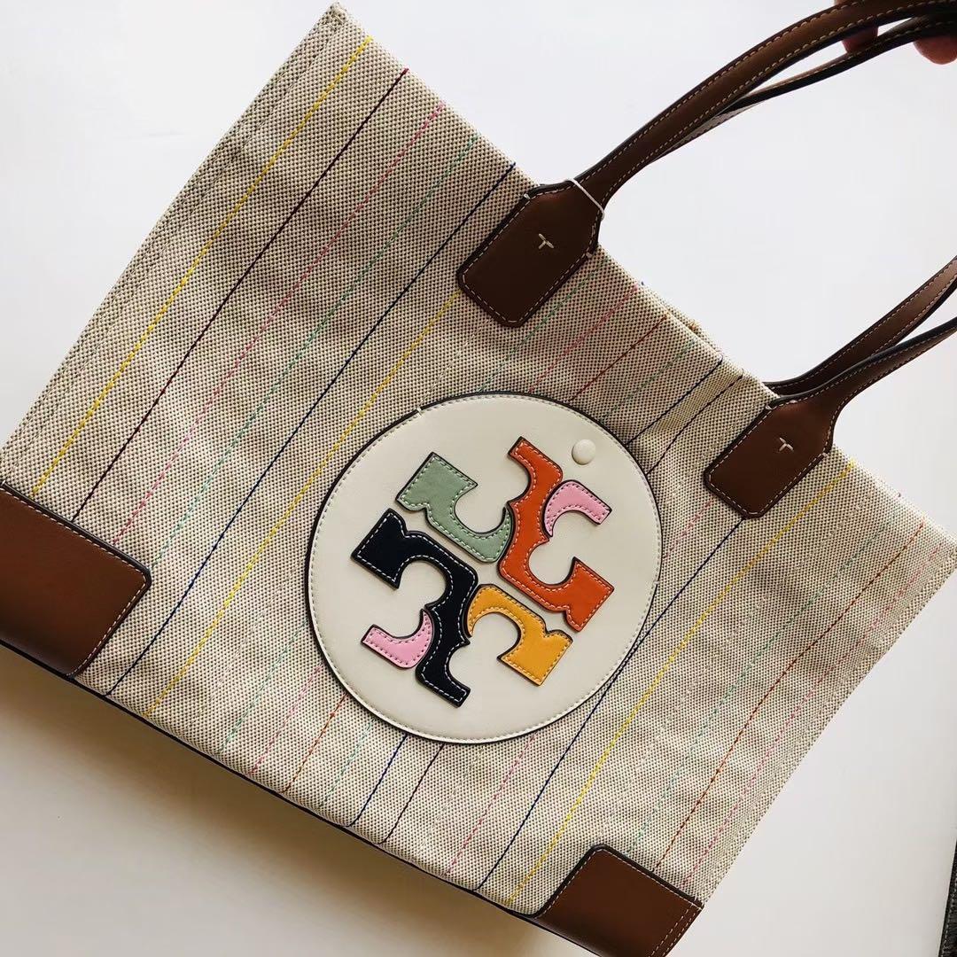 ella multi stitch tote bolsa