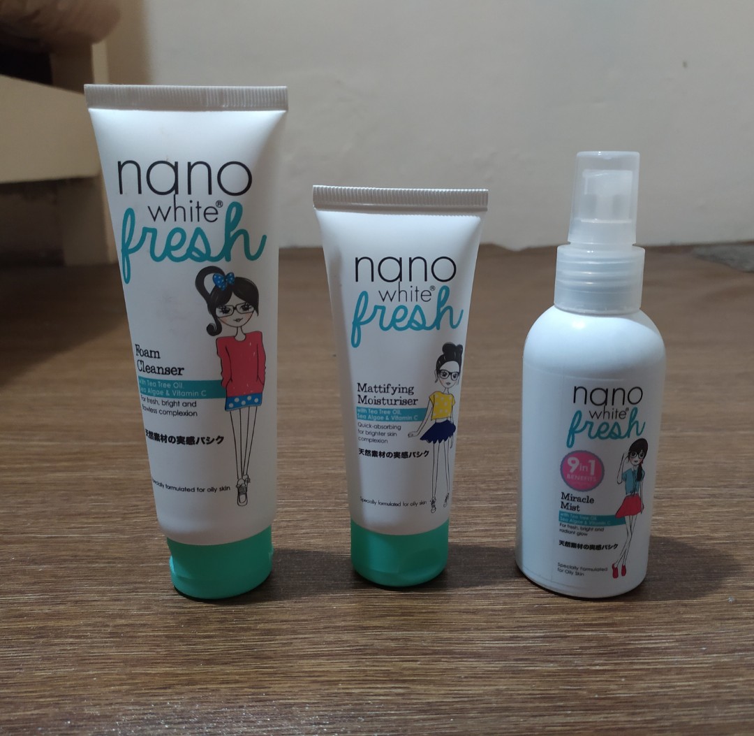Trial Set Nano White Fresh Health Beauty Skin Bath Body On Carousell