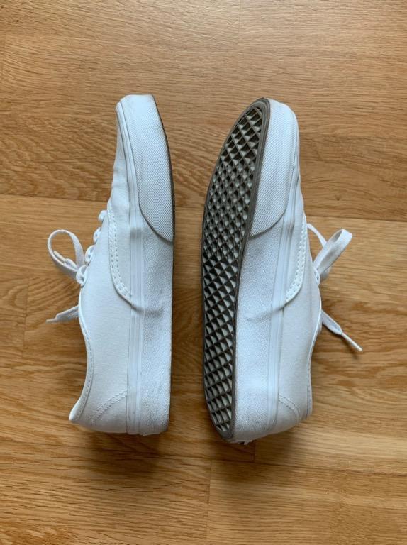 Vans Authentic True White Shoes Classic Women Men Unisex US 7 UK 4.5 EU 37 Men US 5.5