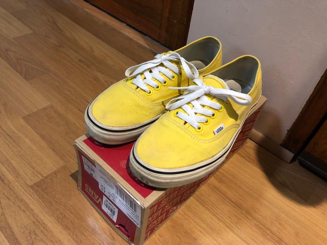 Vans Yellow Size US 8 Men s Fashion Footwear Sneakers on