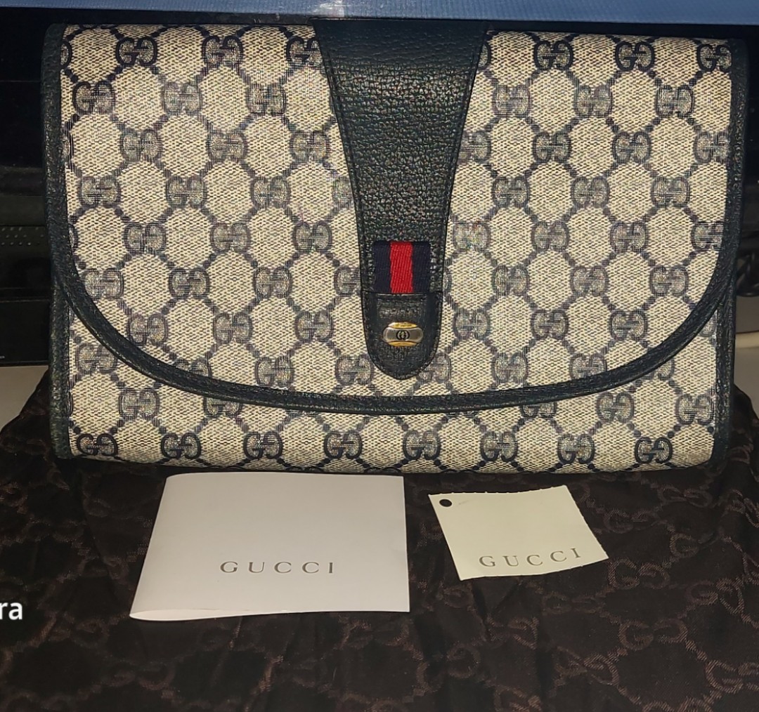 gucci monogram clutch