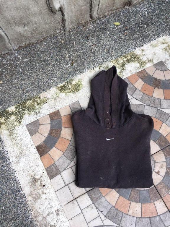 Vintage Nike Center Swoosh Hoodie Men s Fashion Tops Sets