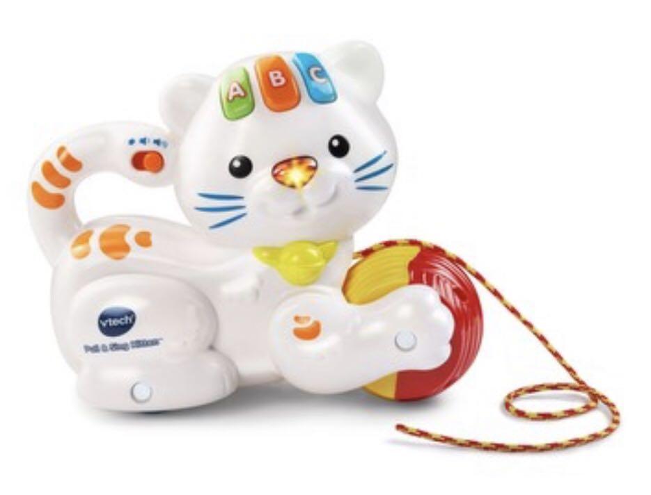 Vtech Pull & Sing Kitten - White, Babies & Kids, Toys & Walkers on