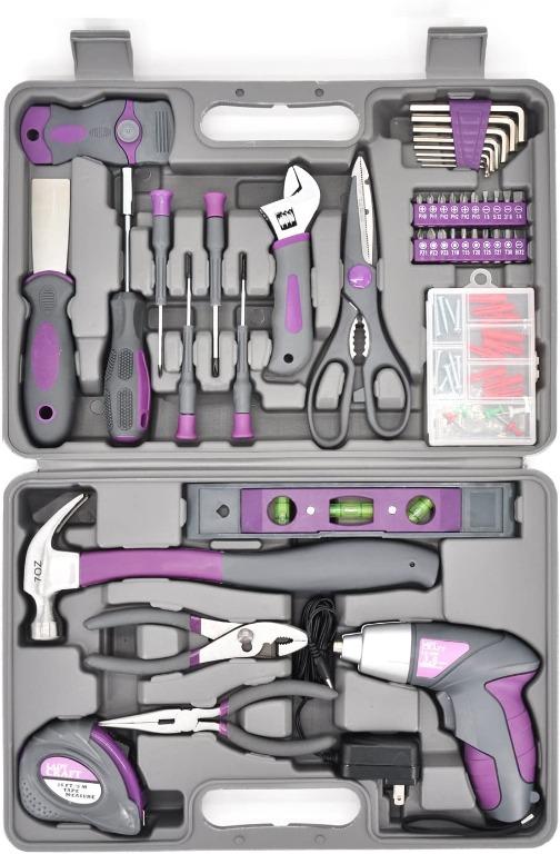 Werktough 44pcs 3 6v 4v Cordless Screwdriver Tool Kit Set Pink Color Tools Lady Tools Kit Home Repair Set Toolbox Hand Tool Kit Storage Case Gift Set Ladycraft Electronics Others On Carousell