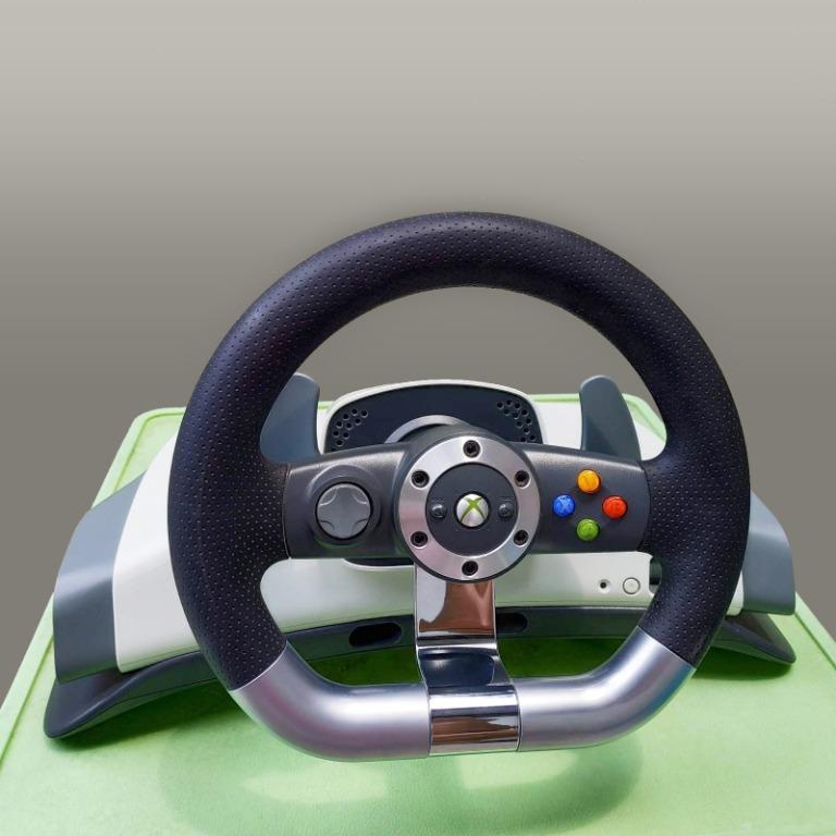 vergüenza heroico casete Xbox 360 Racing Wheel, Video Gaming, Gaming Accessories, Controllers on  Carousell