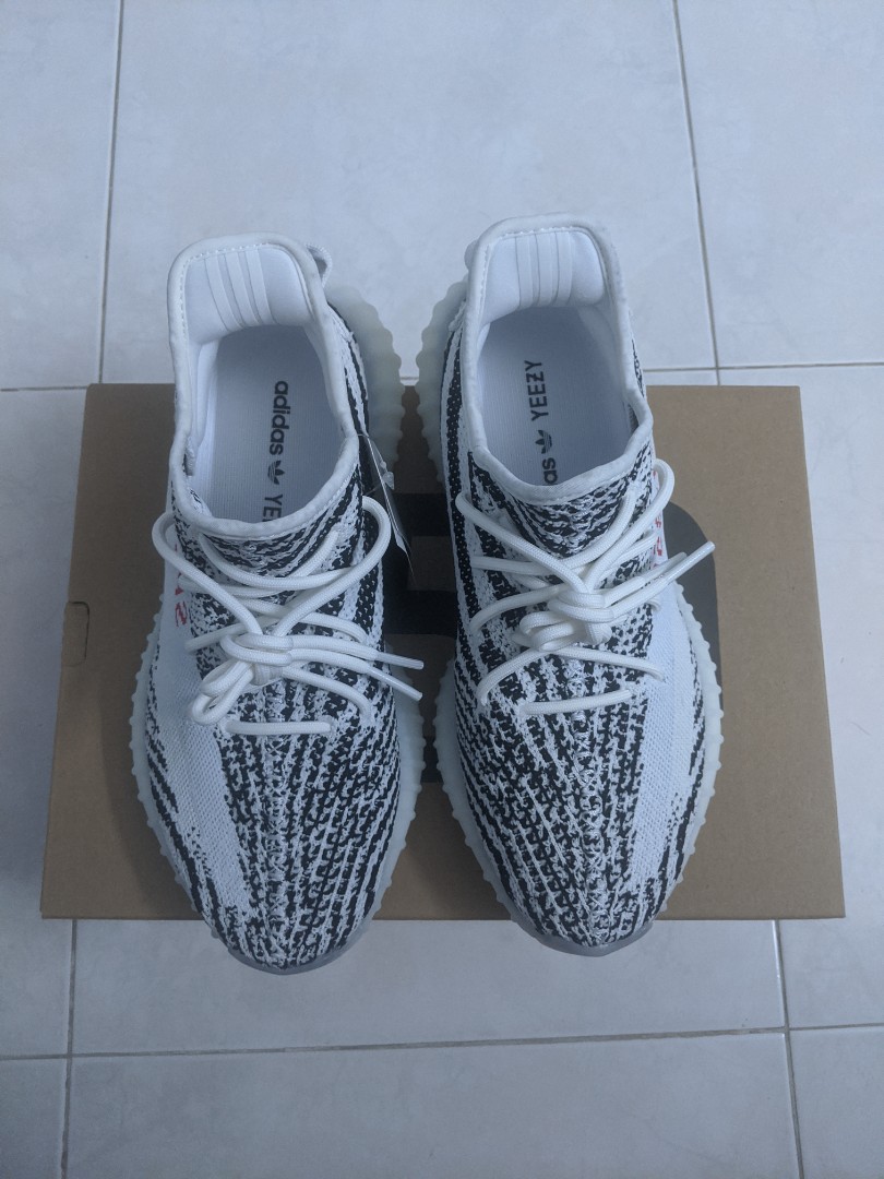 Yeezy Boost 350 V2 Zebra Men s Fashion Footwear Sneakers on Carousell