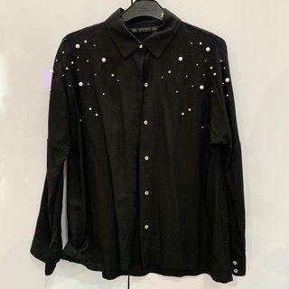 ZARA crystal shirt