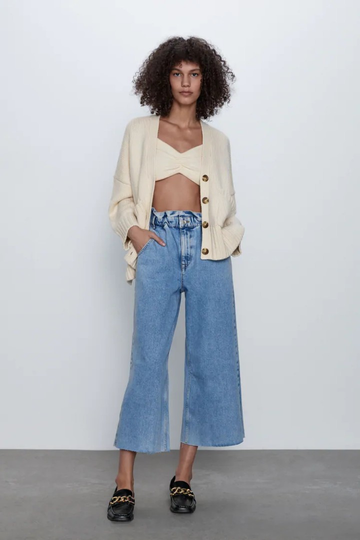 ZARA Culotte Jeans SALE ‼️, Women's Fashion, Bottoms, Jeans on Carousell