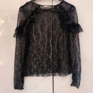 ZARA transparent blouse