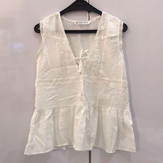 ZARA white top