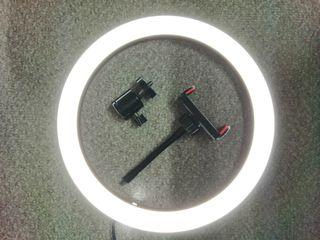 26CM Dimmable LED Ringlight with phone holder