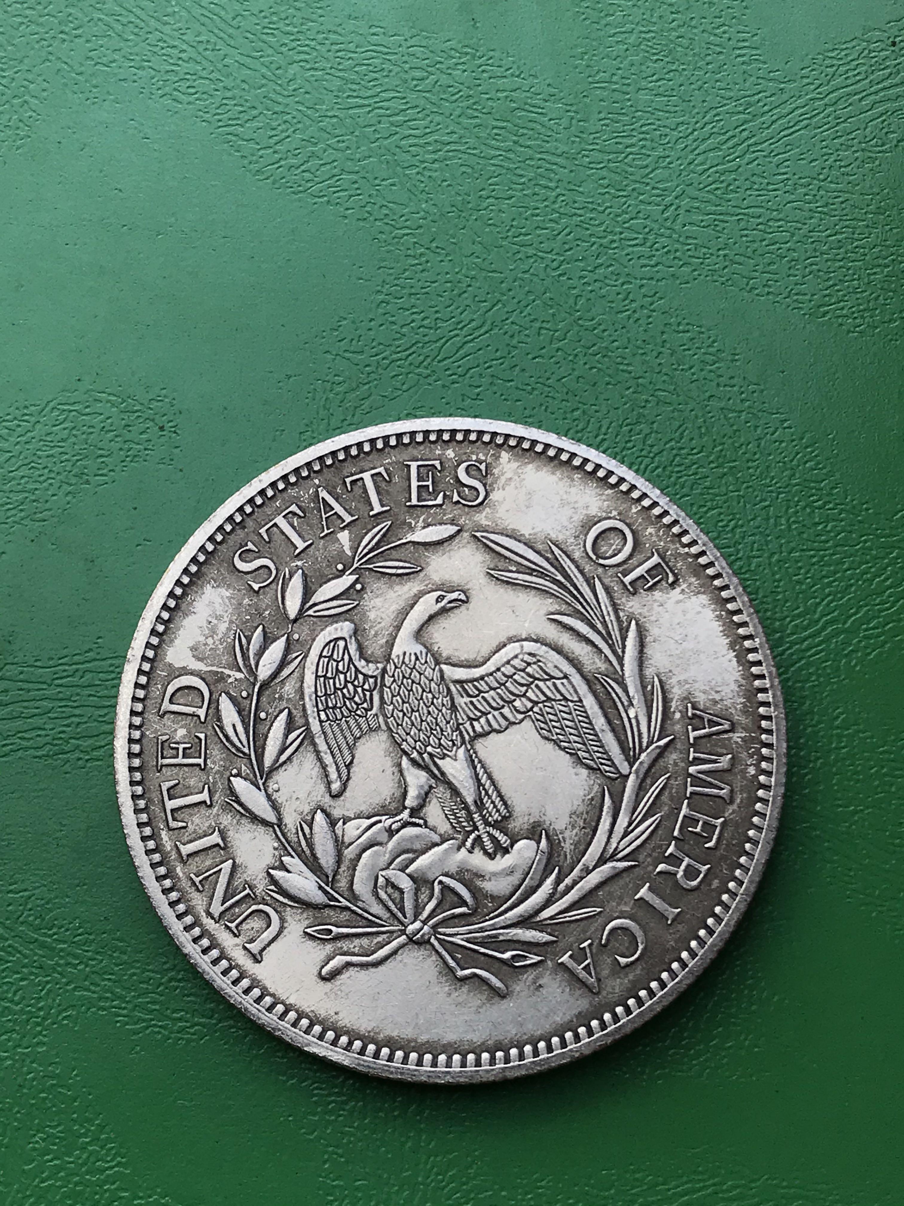 正品罕有美國1795年*Rare* USA Liberty US One Dollar Coin 幣, 興趣及遊戲, 收藏品及紀念品, 古董收藏-  Carousell