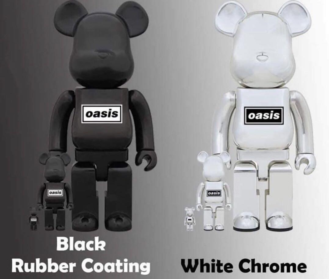 預訂》 Bearbrick 400+100% / 1000% Oasis White Chrome & Black