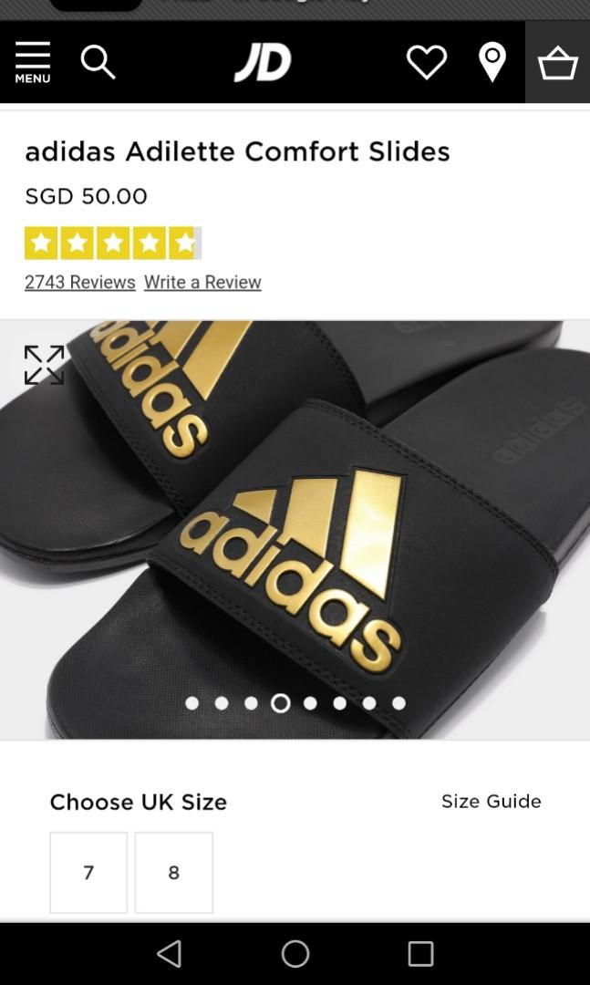 adidas adilette size review