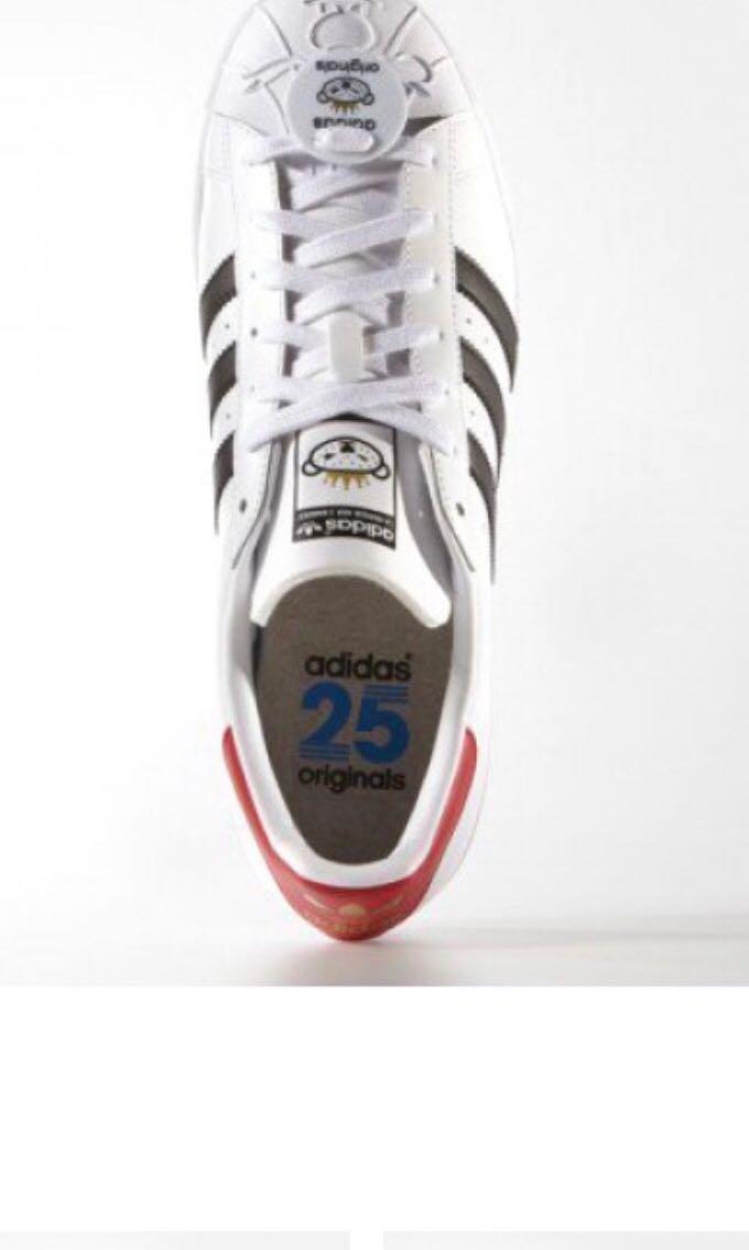 Adidas Multicolor Leather Superstar Nigo Bearfoot Sneaker Size 46 Adidas