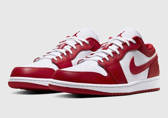 Air Jordan 1 Low Gym Red, Men's Fashion, Footwear, Sneakers on Carousell