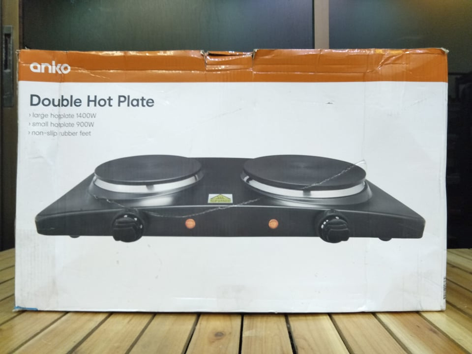 Anko Double Hot Plate, Furniture & Home Living, Kitchenware & Tableware, Dinnerware & Cutlery on