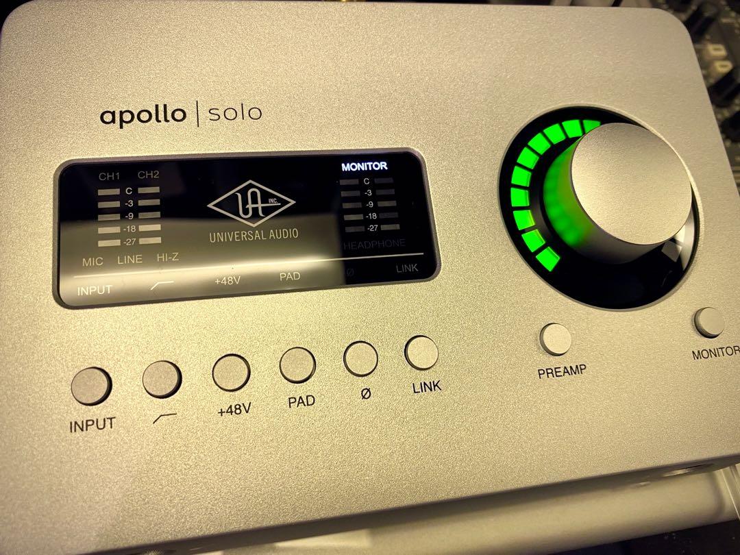 【美品】Apollo Solo Thunderbolt 3 Universal Audio Apollo Solo Heritage Edition Thunderbolt 3 Audio