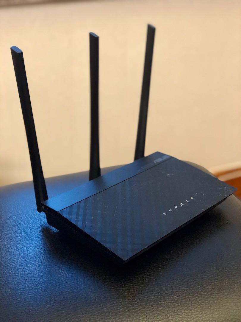 Asus Router AC750 Dual Band 華碩, 電腦＆科技, 電腦周邊及配件, Wifi及上網相關產品 - Carousell