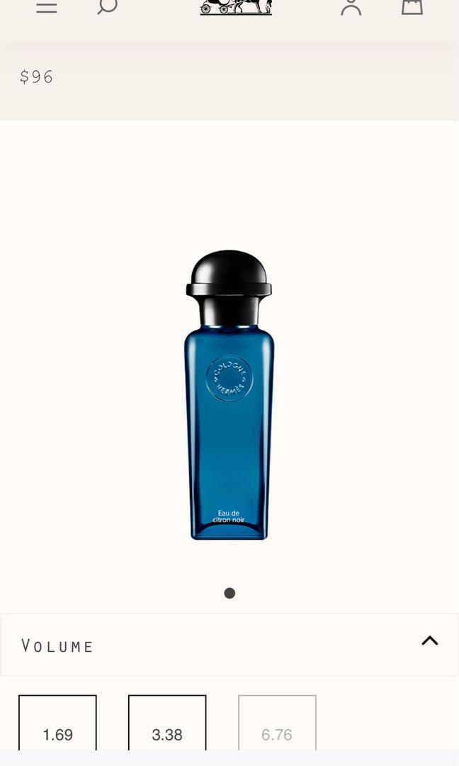 Authentic New Hermes Eau de citron noir for man 50ml Great