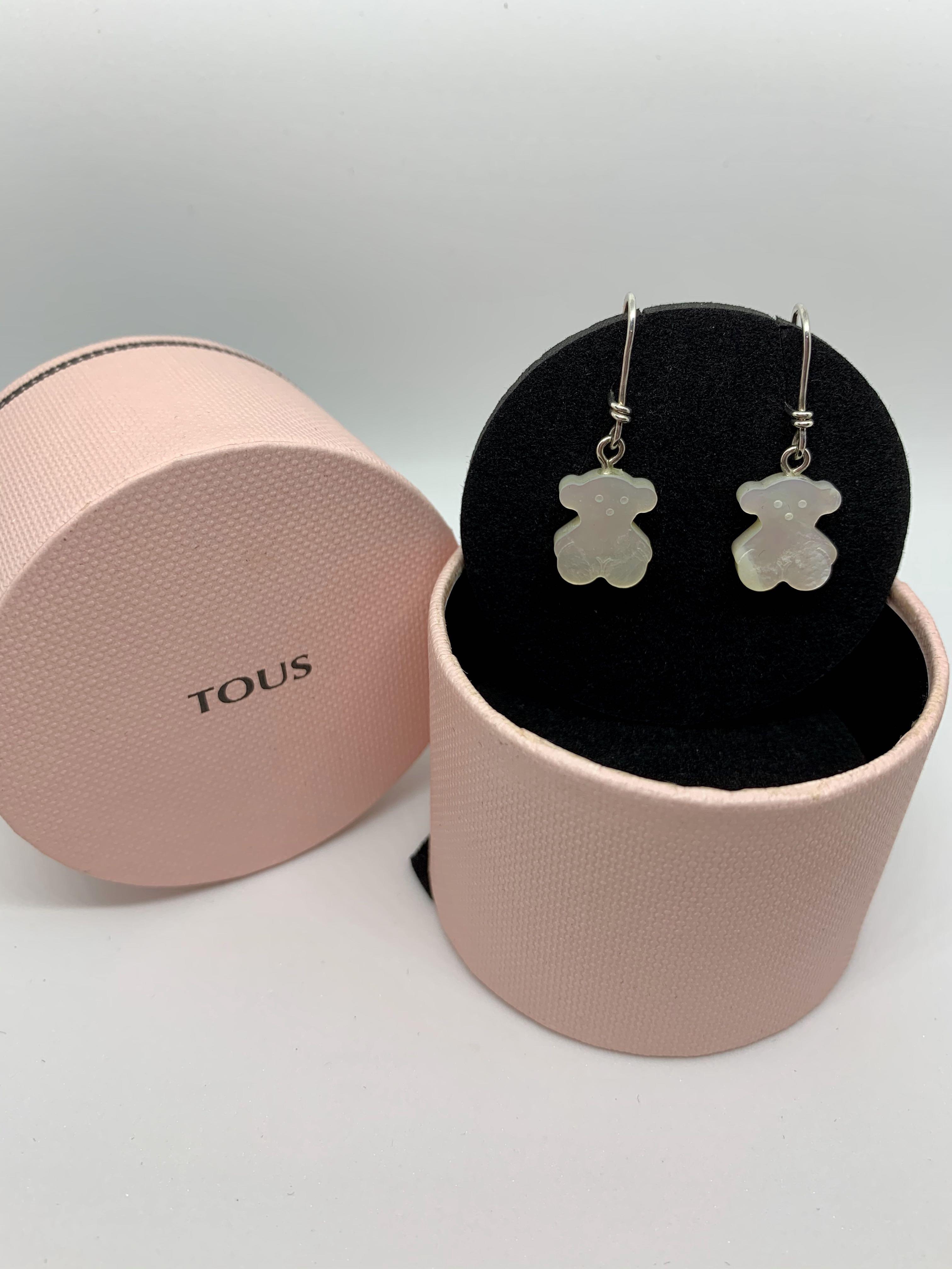 Authentic TOUS Mother Of Pearl Earrings Women s Fashion Jewelry Organisers Earrings on Carousell