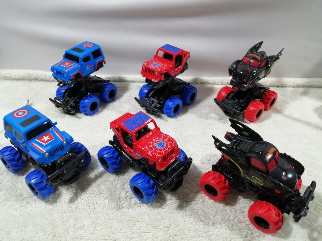 spider  man monster truck toy