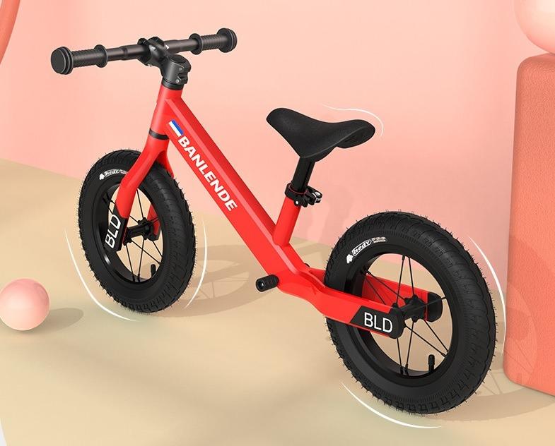 Karcle 12inch Kids Balance Bike Magnesium Alloy Frame for 1.5-6 Years Boys and Girls Childrens Day Gift