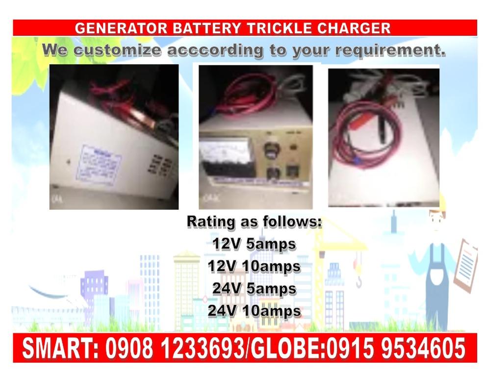Battery Trickle Charger for Generator, Commercial & Industrial