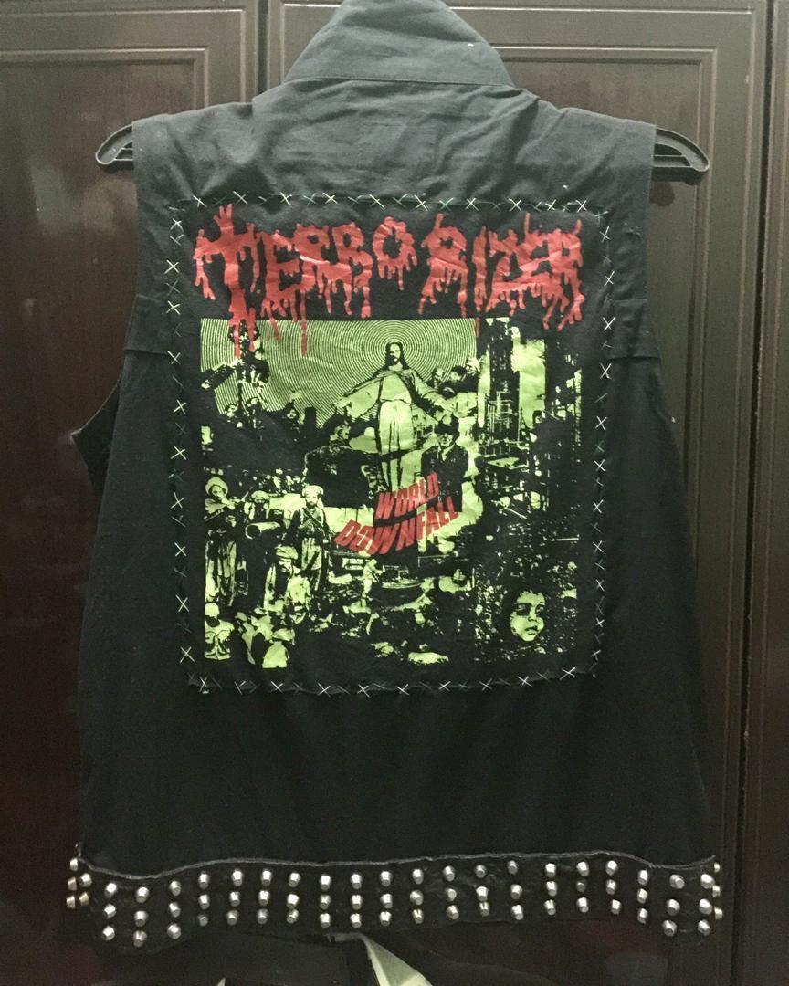Death metal battle vest top