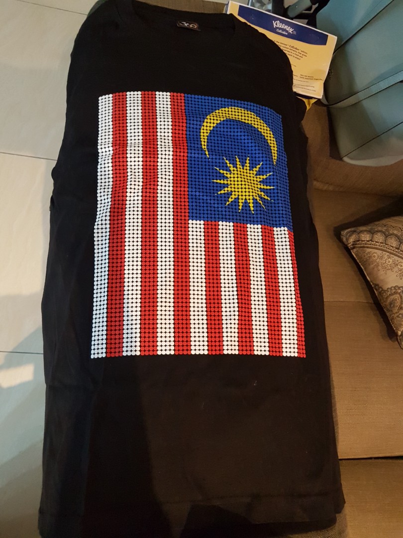 Bendera malaysia tshirt, Men's Fashion, Clothes, Tops on Carousell