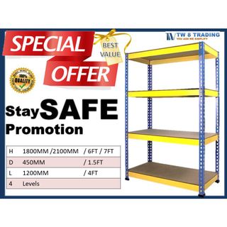 Boltless Rack /Rack Besi / StoreRack, Furniture & Home Living, Bathroom ...